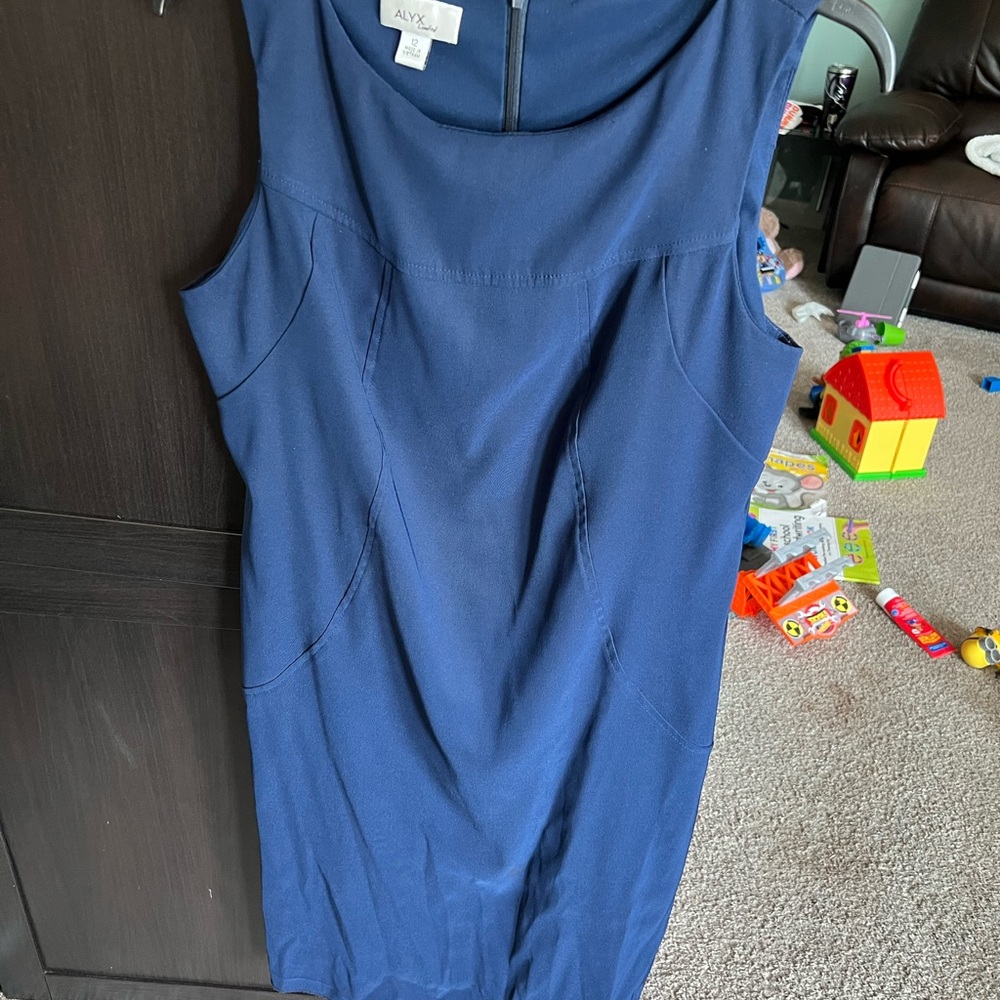 Womens Classy/Casual Dress, Navy, Size 12, Perfect Condition